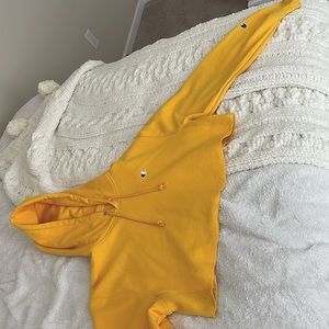 Cropped Champion hoodie 💛